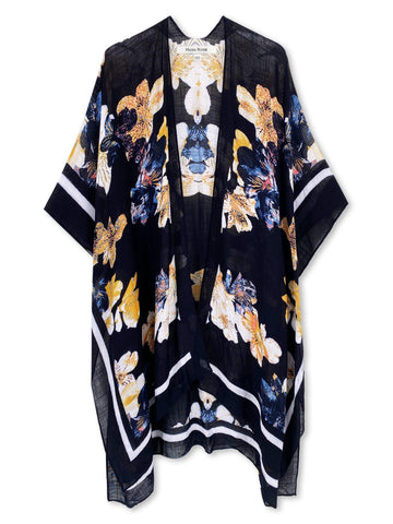 Butterfly Flower Kimono - Shopmossrose
